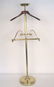 Brass and Wood Mens Valet Stand