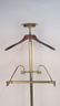 Brass and Wood Mens Valet Stand - 2