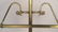 Brass and Wood Mens Valet Stand - 4