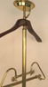 Brass and Wood Mens Valet Stand - 7