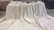 Pair Of Ribbed Ivory Custom Window Treatments A - 2
