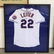 Framed Signed NY Mets LEITER Jersey