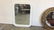 White Mid Century Formica Framed Mirror - 4