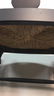 Pair Bar Chairs Wicker Seats Matte Black Frame - 9