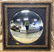 Vintage Fish Eye Curved Mirror Framed