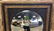 Vintage Fish Eye Curved Mirror Framed - 2