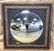Vintage Fish Eye Curved Mirror Framed - 8