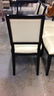 Set of 6 White Leather Dining Chairs - 5