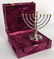 Signed Gold & Silver Finished Menorah - 7
