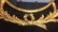 ANTIQUE Gold Leaf Feathered Wood Framed Mirror - 3