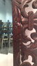 Mahogany Carved Wood Bevelled Mirror - 5