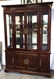 China Cabinet with Brushed Brass Hardware