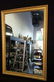 Decoratively Carved Wood Mirror