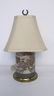 2 Gold Painted Vintage Lamps - 6