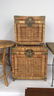 Group Lot 6 Woven Style Side Tables - 6