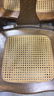 6 Vintage Wood & Cane Slat Back Chairs - 6