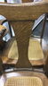 6 Vintage Wood & Cane Slat Back Chairs - 7