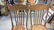 Set 4 Vintage Wood Chairs - 5