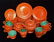 48 Piece 1930's Tangerine STANGL Set