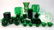 Partial Green Glass Dish Set