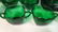 Partial Green Glass Dish Set - 3