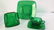 Partial Green Glass Dish Set - 4