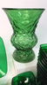 Partial Green Glass Dish Set - 6