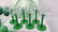 Group Lot Green Glass Platters and Crystal - 4