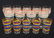14 Piece Striped Vintage Glasses