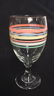 14 Piece Striped Vintage Glasses - 3