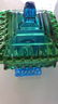3 vintage colored glass pieces - 3