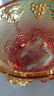 3 vintage colored glass pieces - 7