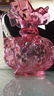 3 vintage colored glass pieces - 8