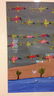 Mixed Media Bird Beach Flock Art - 4