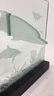 Group Lot Undersea Life Etched Glass Panels - 9