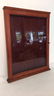 Vintage Wood Document Display Cabinet - 8