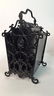 Antique Wrought Iron Metal Magazine Rack - 2