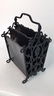 Antique Wrought Iron Metal Magazine Rack - 5