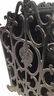 Antique Wrought Iron Metal Magazine Rack - 8