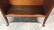 Oak Stained Console Table Two Drawers - 3