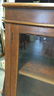 Vintage Glass & Wood Display Cabinet - 4