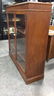 Vintage Glass & Wood Display Cabinet - 5