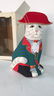 Hand Painted In Thailand Paper Mache Cat - 3