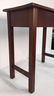 Amish Style Mahogany Console or Desk - 8