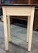 2x Four Legged Enamel Glazed Wooden Tables - 7