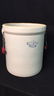 Vintage Ceramic Canister Planter with Handles - 6