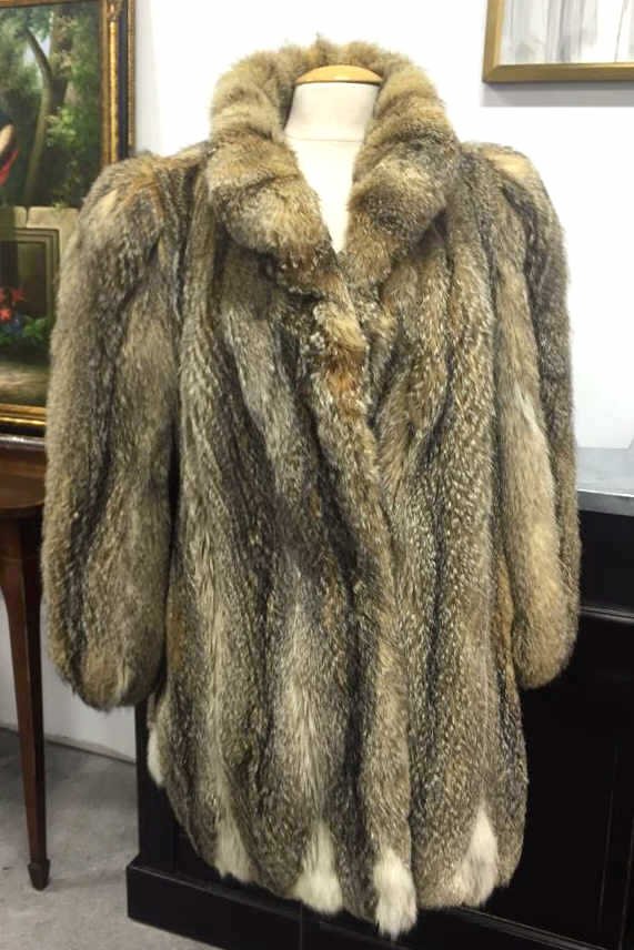 Three Quarter Length Fox Fur Coat (1 of 8)