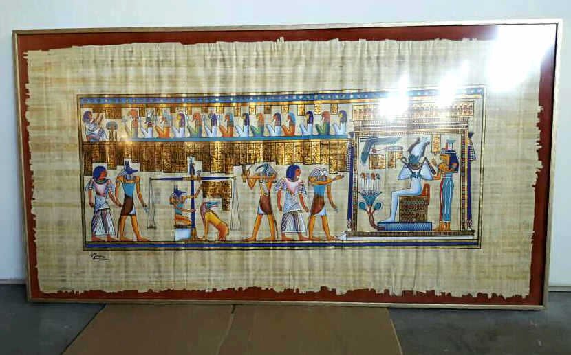 Egyptian Hieroglyphic on Papyrus (1 of 9)