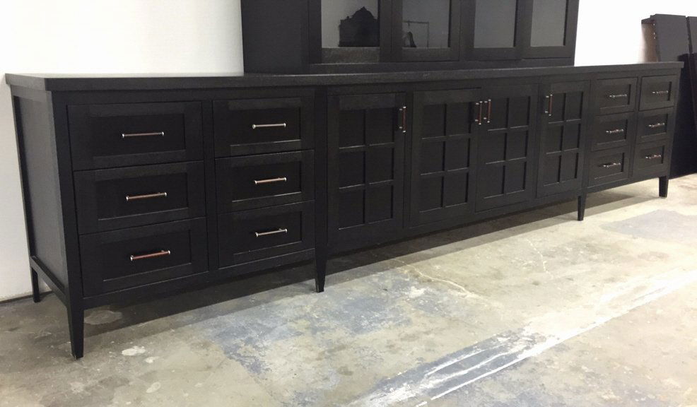 Custom Buffet Display & Storage Cabinet (1 of 10)