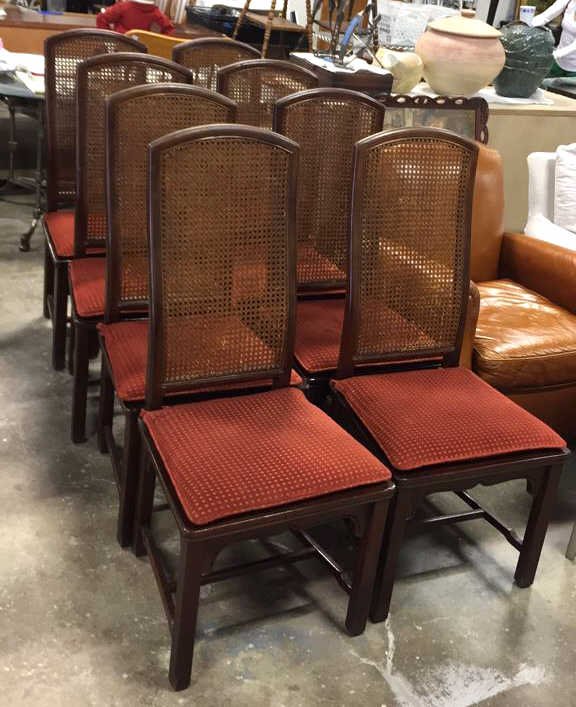 Vintage Set of 8 HENREDON Dining Chairs (1 of 10)